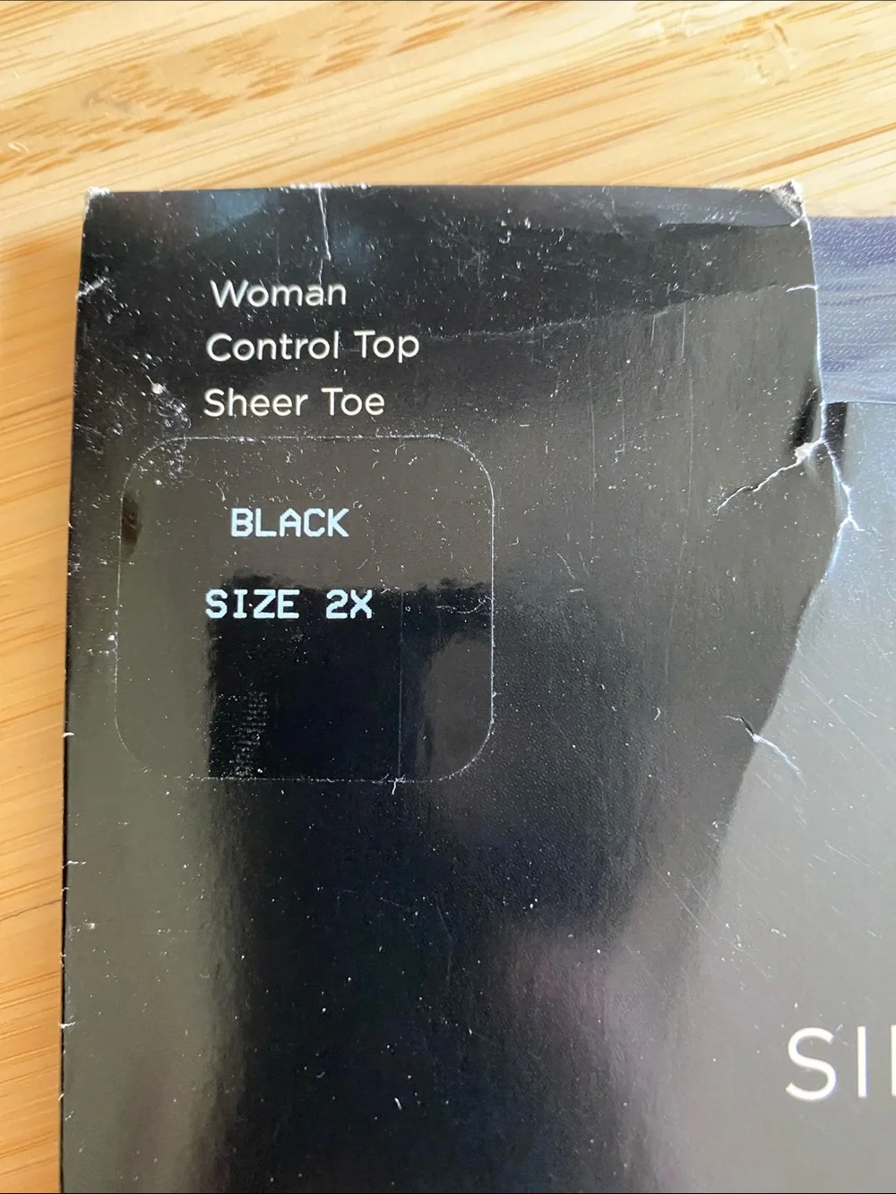 Talbots Silky Sheer Control Top Pantyhose - Black
